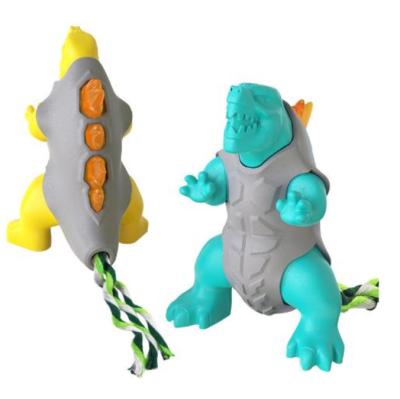 China Automatic Drop Shipping Factory Price Demon Godzilla Teether Chew Toy For Dog for sale