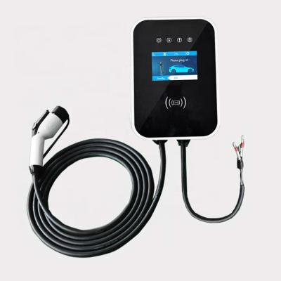 China 32A Level 2 EV Charger With Wifi Electric Vehicle EV Charging Stations Units For Home 7KW Wallbox 32A for sale