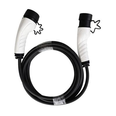 China Evse Cables 7KW 11KW 22KW Car Charging Customize Type Portable - 2 To Type - 2 Ev Charging Cable 32A YQEV006 for sale