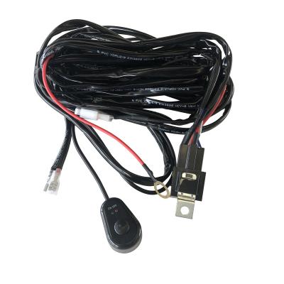 China Automotive Customized Electrical Cable Assembly Supplier Led Strip Adapter Drive Light Bar Automotive Wiring for sale