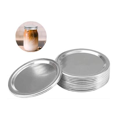 China Convenient Storage Airtight Leakproof Wide Mouth Freshness Preservation Food Grade Jar Slot-Type Canning Lids for sale