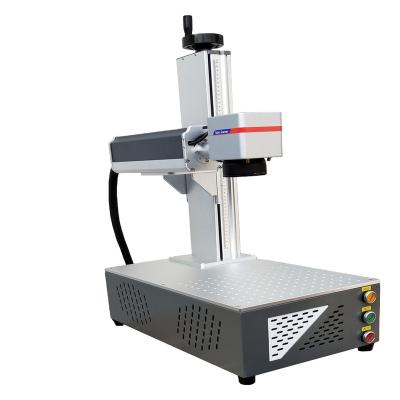 China Air Cooled Fiber Laser Marking Machine Separate Style Fiber Laser Marking Machine 10W 20W 30W 50W for sale