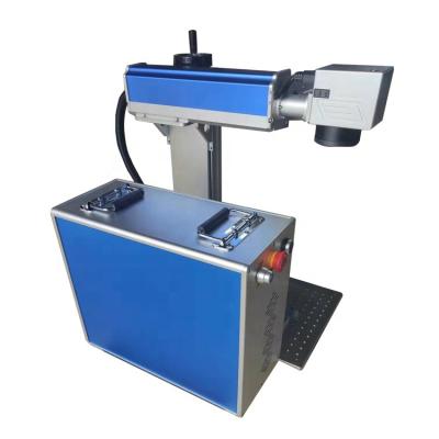 China Air Cooled Mini Fiber Laser Marking Machine Engraver Split Laser Machine Marking and Marking Machine for sale