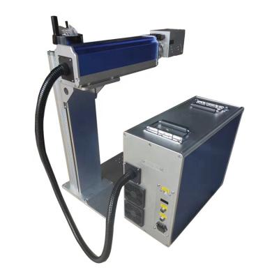 China Benchtop Laser Marking Machine Air Cooled Laser Marking Throw Line Machine Raycus Fiber Laser Marking Machine for sale