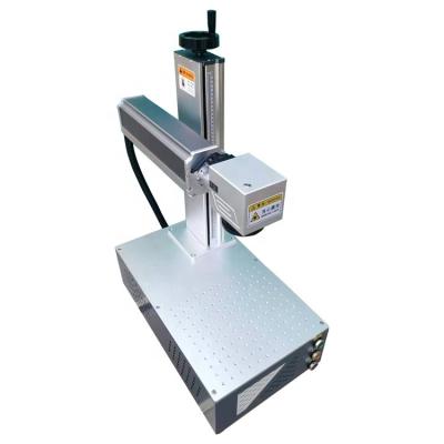 China Air Cooled Laser Marking Machine Bracket Laser Marking Machine 30w Fiber Laser Marking Machine for sale