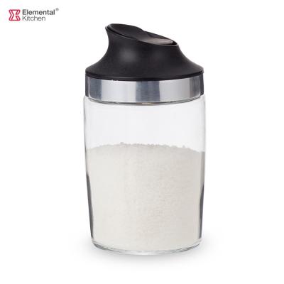 China Sustainable Glass Sugar Bowl Storage Dispenser for sale