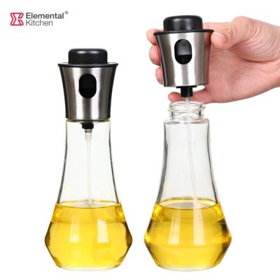 China Hot Selling Good Quality Strong And Accurate Spray Viable For Olive Oil Vinegar Bottles Glass Olive Oil Set for sale