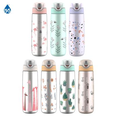 China HY3 420ml 14oz Chinese Style Stainless Steel Thermo PORTABLE Reusable Sports Water Bottles Sublimation Double Wall Insulated Vacuum Flasks for sale