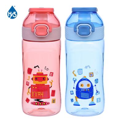 China 2021 15oz Sustainable Cute Kids Sport BPA Free Tritan Water Bottle With Custom Color for sale