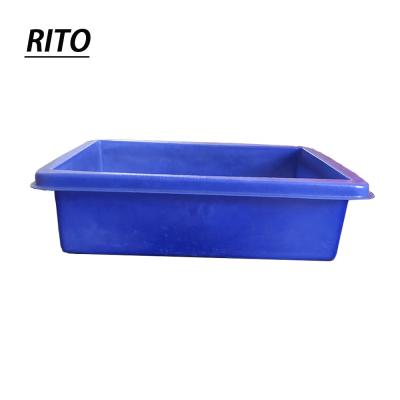 China Sustainable Industrial Round Large Water Storage Container Tank Food Plastic Fish Tubs Box With Lid For Snake Turtle for sale