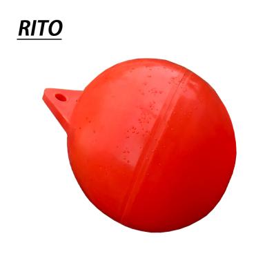 China Rotomolded Plastic Pe Fish Net Sea Floating Ball Marine Buoy (Styrofoam Fill Choose) With Styrofoam for sale