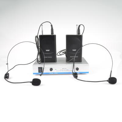 China Professional Audio Headset Microphone VHF Wireless Microphone for sale