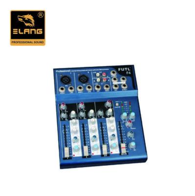 China F Series 4 Channel 4 Channel Professional Mini USB Audio Sound Hand Mixer Portable Audio Line Console for sale