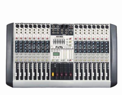 China HX Series Portable Audio Mixer USB Pure Function Professional Audio Mixer Console 16 Channel for sale