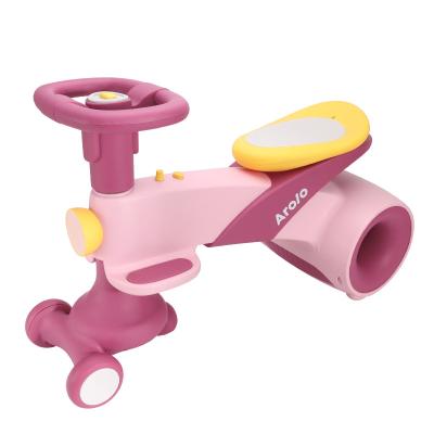 China Hot Selling Cute Cartoon Safe Non-Toxic Learn Multifunctional Toddler Baby Walker Toy with Wheel and Light for sale