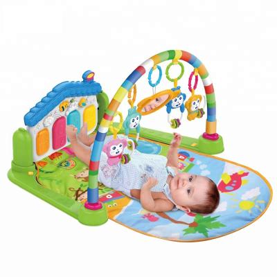 China Piano Safe Musical Mat Baby Frame Fitness Pedal Foot Gym Foldable Baby Play Mat For Kids for sale