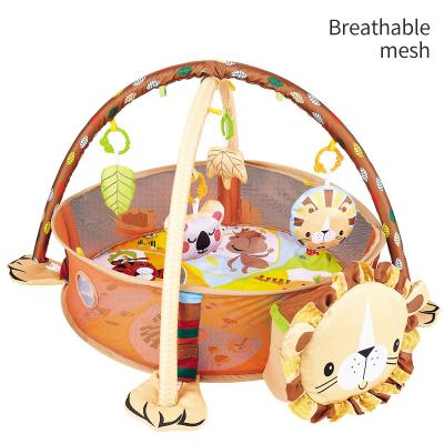 China With Animal Rattle Amazon Hot Sale Activity Gym For Infants Baby Educational Activity Gym With Ball And Barrier for sale