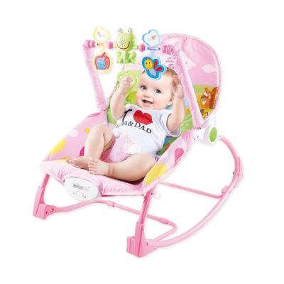 China Safety Comfortable Baby Chair Good Quality Music Swing Pink Mobile Baby Rocking Chair Toy For Baby Care for sale