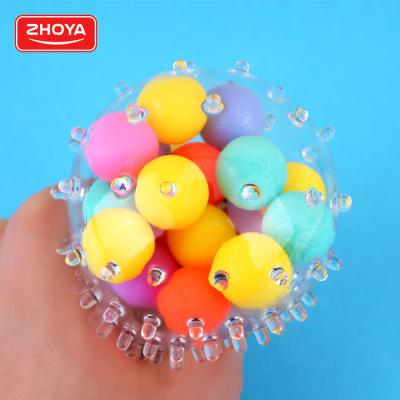 China Wholesale Anti-anxiety tools makalong rainbow DNA strain ball fidgety person toy relax ball squeeze toys for sale