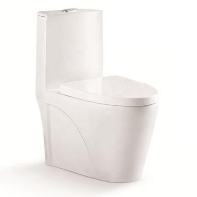 China Double-Flux 900 China Cheap Price Sanitary Ware Ivory One Piece Toilet for sale