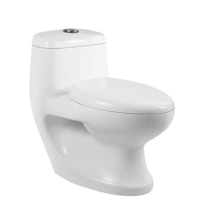 China 1107 Double-flush European Court style retro design bathroom high-end one-piece toilet for sale