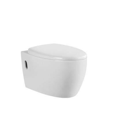 China FT111 Economical Modern Design Rimless Cistern Ceramic Europe Concealed Bathroom Bathroom Down Wash Down Wall Hung Toilet Mounts In One Piece for sale