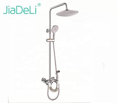 China With Sliding Bar With Sliding Bar China Factory Shower Head Brass Shower Mixer Faucet 702 Pay Attention Sanitary Shower Faucet Set Brass for sale