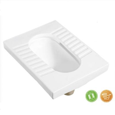 China Without Gas Spring SQ013 Ceramic Squat Toilet Squat Pan for sale