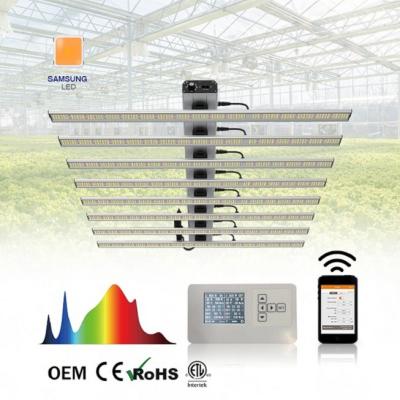 China Group Control SAM5UNG Diodes ETL CE RoHS Approved Many Spectra 1000 Watt LED Fixture LED Light Bar Grow Light For Hydroponic Growing Systems for sale