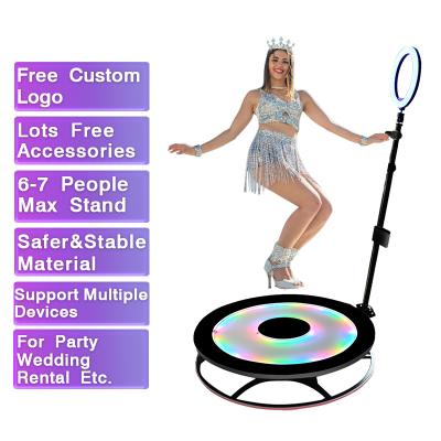 China Full-Metal or Solid Metal + Glass Slow Motion 360 Rotating Photo Booth DHL Fast Shipping 360 Photobooth Customize Slow Motion For Wedding Party for sale