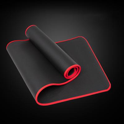 China Custom Printed Design NBR Pilates Yoga Mat with Customized Logo and Provided Samples for sale