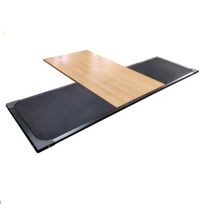 China 2300*1100 Customized Rubber Wooden Deadlift Platform for Powerlifting Gym Equipment for sale