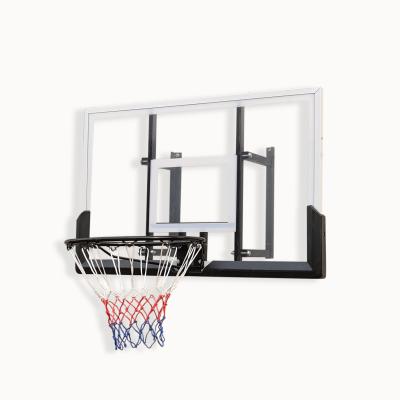 China Heavy-Duty Steel Backboard Basketball Stand with Customized Logo and Adjustable Height for sale