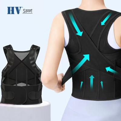 China Hunchback Corrector Elastic Ultra-Thin Breathable Men and Women Back Posture Corrector Adult Student Back Support for sale