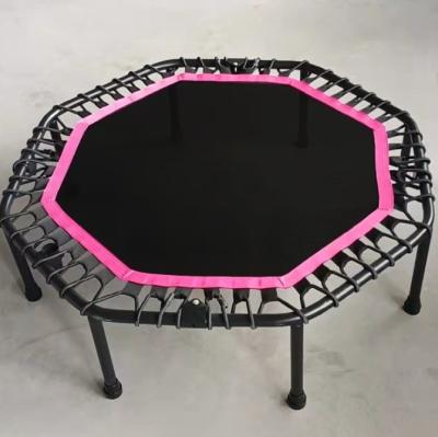 China Fitness Exercise Hex Trampoline Small Indoor Gymnastic Equipment for Adults and Kids for sale