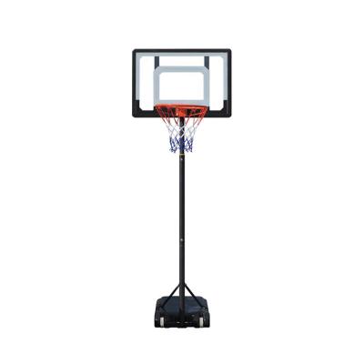 China Height Adjustable Portable Basketball Hoop with Backboard Movable Outdoor Basketball Stand for sale