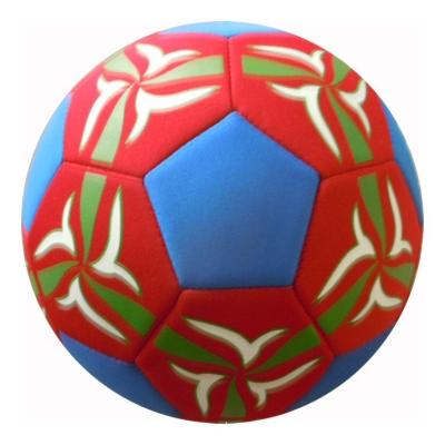 China Customer's Logo Custom Print Neoprene Gift Promotion Beach Games Size 4 5 Soccer Official Football Ball for sale