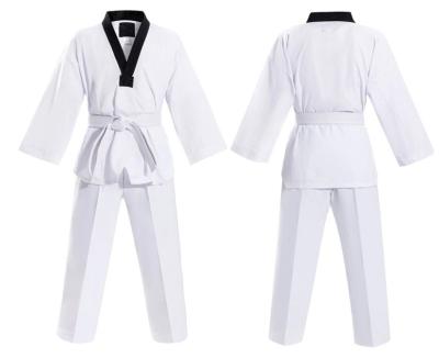 China Sample Free Shipping ITF Master or Instructor Taekwondo Uniform with Customized Logo for sale