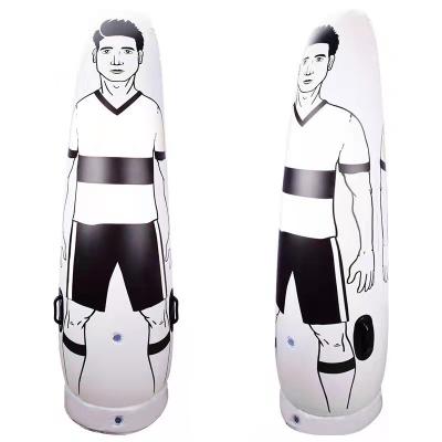 China Custom Logo Support PVC Inflatable Football Training Goalkeeper Mannequin Equipment for sale