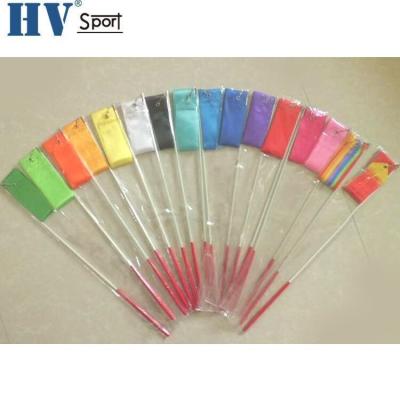 China Colorful Artistic Gymnastic Equipment 4m Streamer with Twirling Rod and Custom Logo for sale