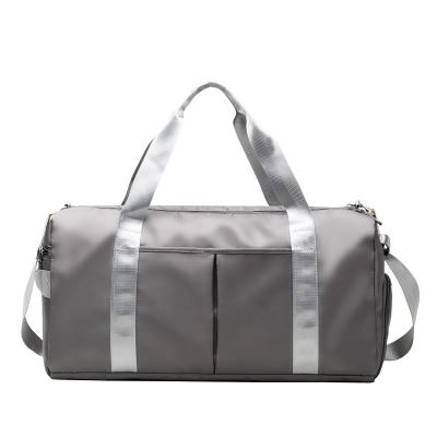 China Fashion Low Price High Fashion Men Over Night Travel Weekender Gray Oxford Duffle Bags for sale