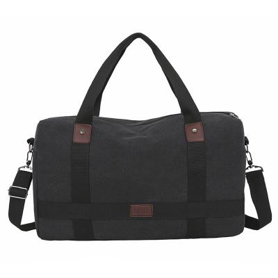 China Extra Large Custom Colored Fashion Mens Fashion Top Quality Logo Duffel Bags Leather and Canvas Travel Bags for Women Mens for sale