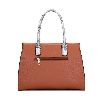 China Work Outstanding Quality Women PU Leather Good Quality Imitation Leather Shopping Bag Bags for sale