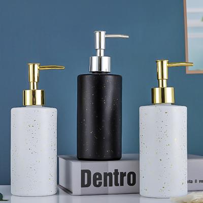 China Foam Soap Dispenser Matt White Black Luxury Empty Colorful Hand Shampoo Glass Refillable Bottle With Dispenser for sale