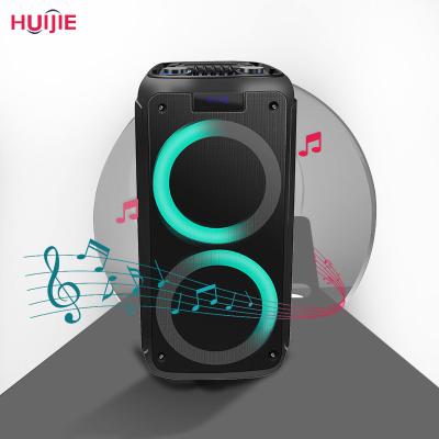 China No caixa de som professional 8 inch loudspeaker drums speaker system cart karaoke sound box DJ partybox boombox portable microphone for sale