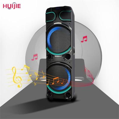 China None Dual 10 Inch Wooden Active Speaker With Active Speakers Audio System Sound Powered for sale