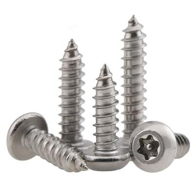 China Pan Lobe Round Pan Head Screws Security Screw ISO14585 ST2.9-6.3 Stainless Steel Pan Head Torx Socket Self Tapping Screw for sale