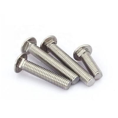 China 304 Stainless Steel Head Flat Bolt 603 Series Stainless Steel Main Cart Square Neck Bolt Shelf Screw M5-M12 for sale