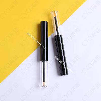 China Custom Clear Matte Black Tubes Eyeliner Mascara Cylinder 5ml Brush Thin Empty Matte Black Tubes Wholesale Long Gloss Cosmetics for sale