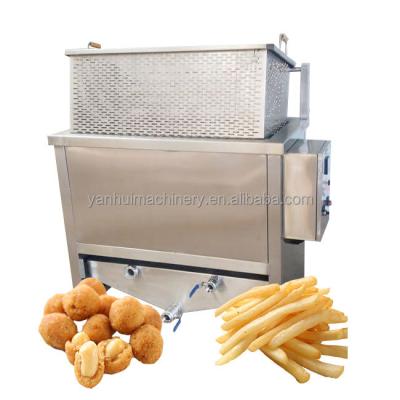 China Frying Semi-automatic Snack Food Fryer Machine Potato Chips Frying Machine Peanut Frying Machine for sale